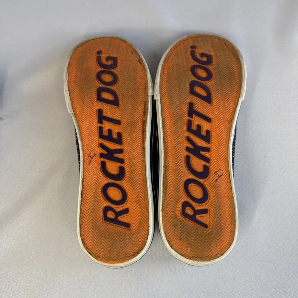ROCKET DOG JAZZIN‎ JETTY  CANVAS BOAT SHOES NAVY BLUE SIZE 10